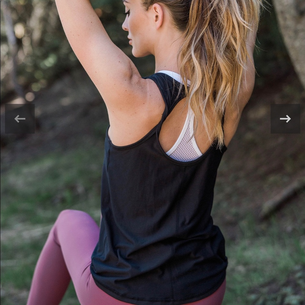 ZYIA - purple twisted tank M
